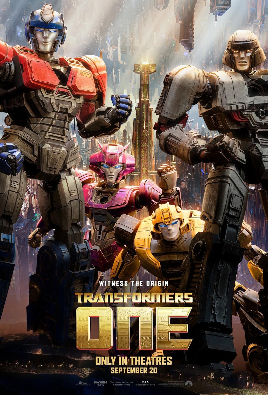 TRANSFORMERS ONE MOVIE POSTER